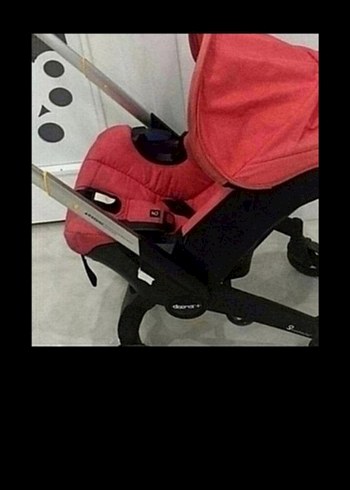 Koyu Kırmızı Bebek Araba Koltuğu