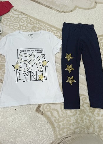 Kız Çocuk Beyaz Baskılı Tişört - Görsel 3