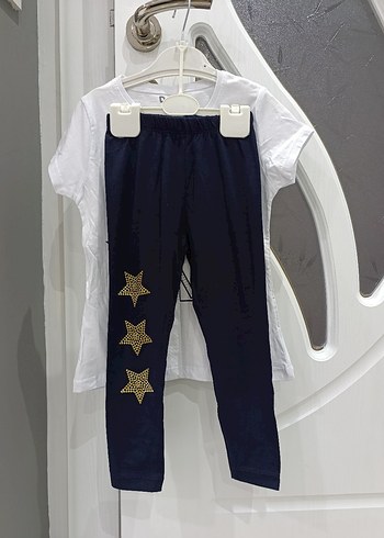 Kız Çocuk Beyaz Baskılı Tişört - Görsel 2