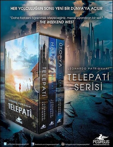 Leonardo Patrigani Telepati serisi üç kitap set