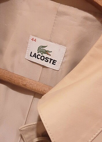 44 Beden ten rengi Renk Orjinal Lacoste Trenckot/Pardösu