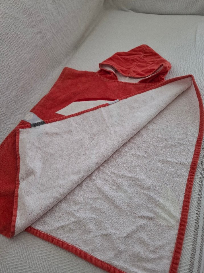 Kapüşonlu Erkek Çocuk plaj deniz havlusu - Görsel 3