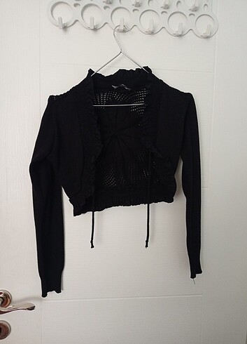 Crop hırka