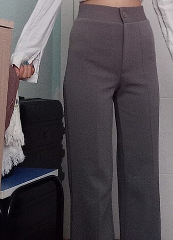 Gri kumaş pantolon 