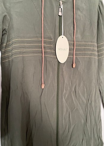 Kapüşonlu Haki Kadın Tulum - Görsel 2