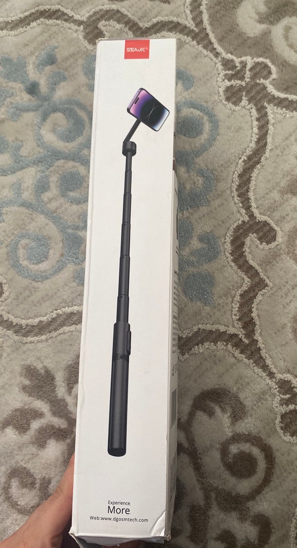 Kablosuz Manyetik Selfie Çubuğu ve Tripod Siyah - Görsel 2