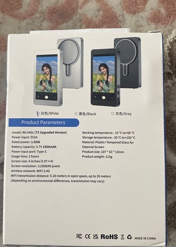 Manyetik Selfie Ekran Koruyucu X40L Ultra-4th - Görsel 2