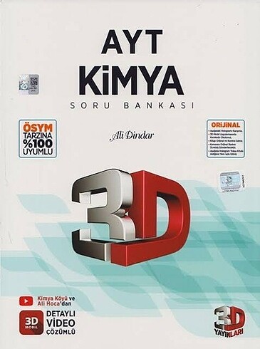 3D ayt kimya soru bankası