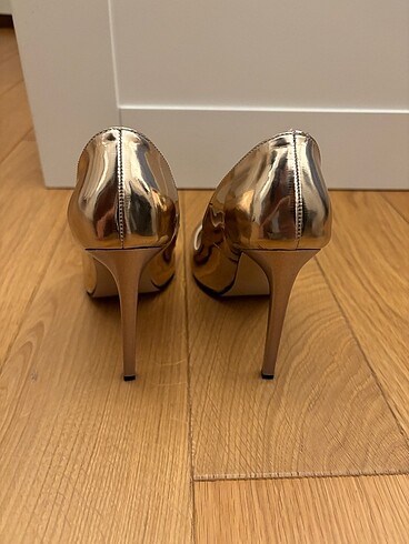 38 Beden Topuklu gold-rose renkli stiletto