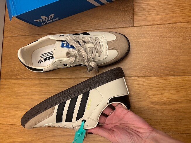 39 Beden çeşitli Renk Adidas Samba - Krem & Bej