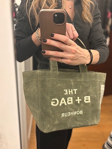 Beden haki Renk Bonheur Haki Çanta (milky green small tote bag)