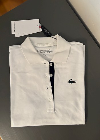 Lacoste Kadın Beyaz Polo Tişört -38 beden