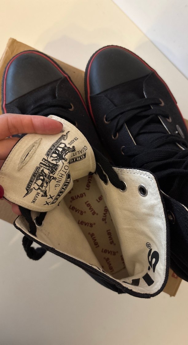 Levis Siyah Kansas Erkek Spor Ayakkabı - 44 numara - Görsel 5