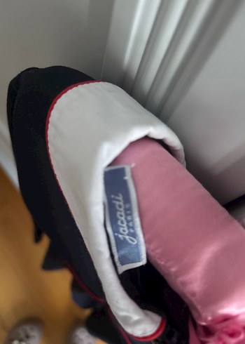 Uzun Kollu Lacivert - fiyonk detaylı Kız Çocuk Elbisesi -Jacadi - Görsel 3