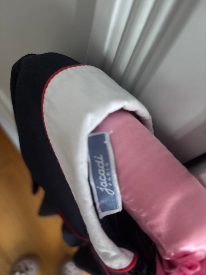 Uzun Kollu Lacivert - fiyonk detaylı Kız Çocuk Elbisesi -Jacadi - Görsel 3