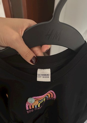 Kız Çocuk Siyah Uzun Kollu Fırfırlı Elbise - LCW - Görsel 5