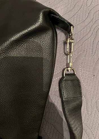 Vakko Siyah Deri Seyahat Çantası - Görsel 3