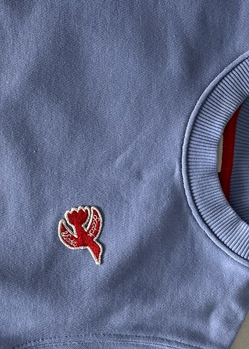 Mavi Sweatshirt, Bisiklet Yaka, Rahat Kesim 6 yaş - Görsel 2