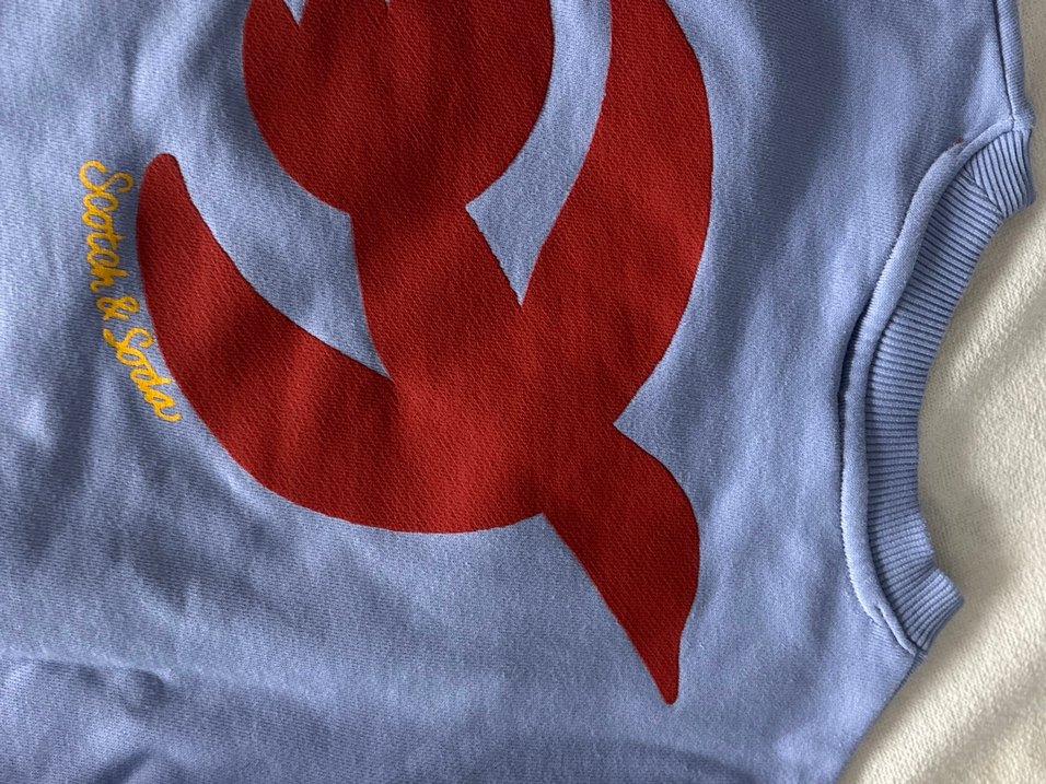 Mavi Sweatshirt, Bisiklet Yaka, Rahat Kesim 6 yaş - Görsel 5