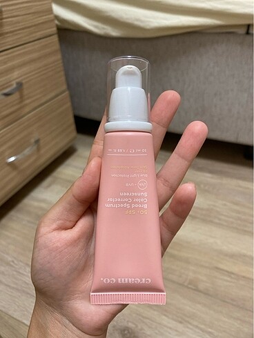 cream co ton eşitleyici güneş kremi