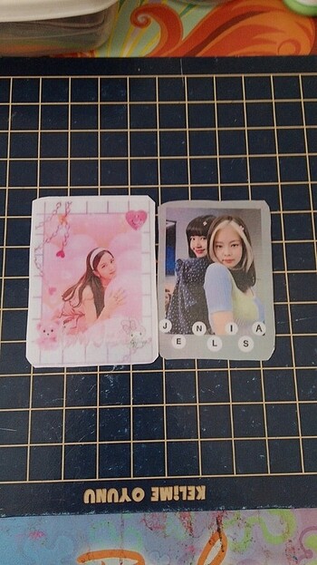 Blackpink 2'li set jisoo Jen Lisa fotokart