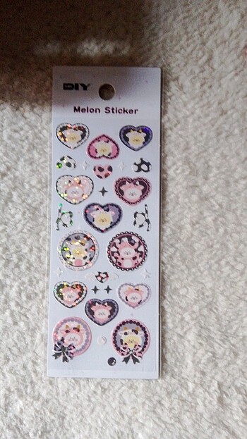Hologramlı Melon Sticker