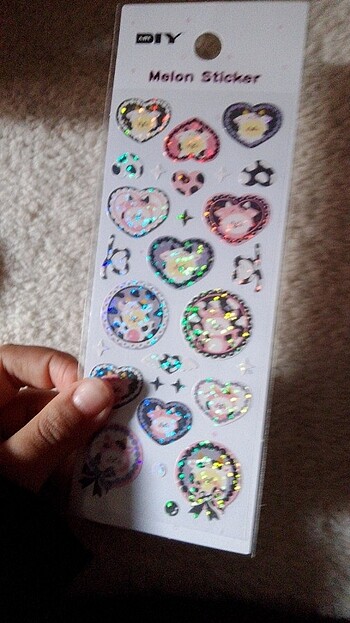  Hologramlı Melon Sticker