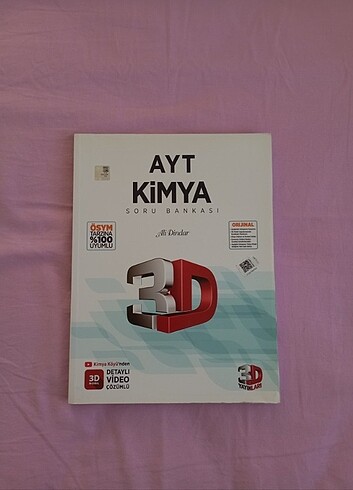 3D YAYINLARI AYT KİMYA SORU BANKASI 