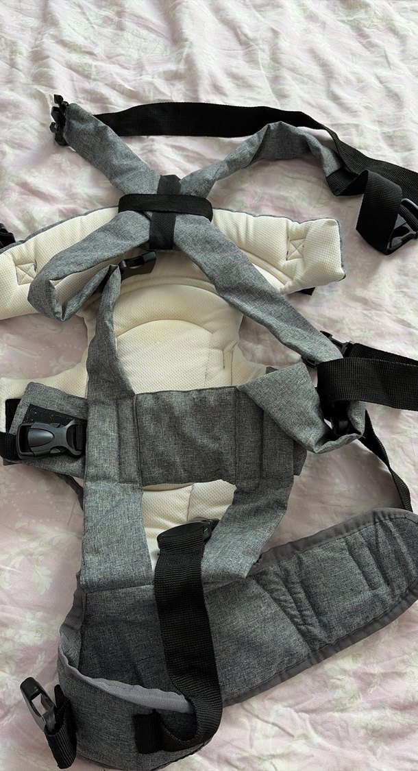 Gri Bebek Kanguru Taşıyıcı - Görsel 5