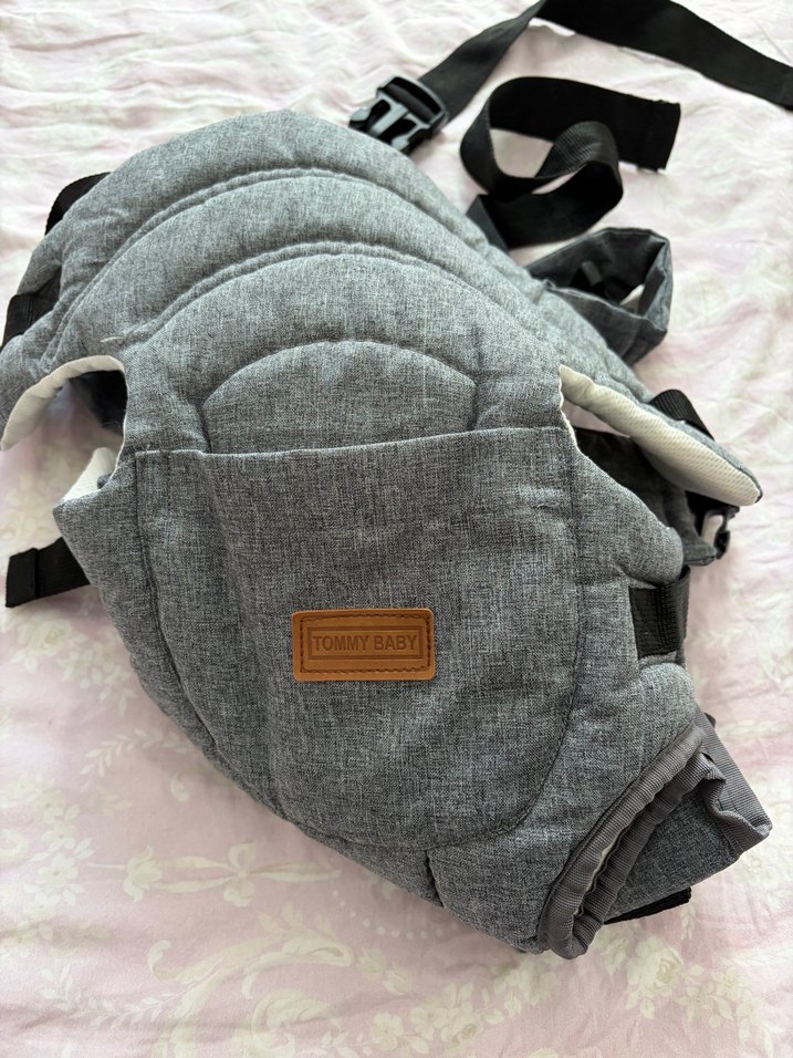 Gri Bebek Kanguru Taşıyıcı - Görsel 4