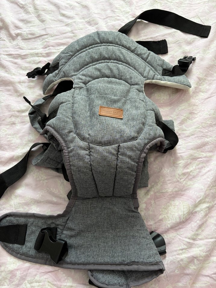 Gri Bebek Kanguru Taşıyıcı - Görsel 3