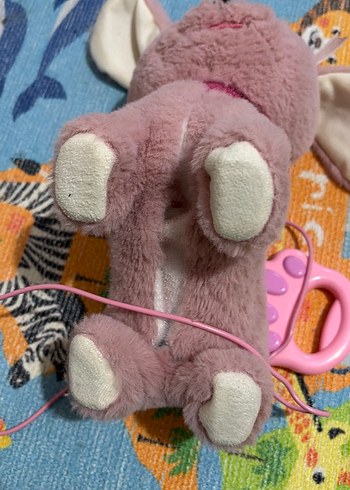 Pembe Peluş Oyuncak Köpek - Görsel 5