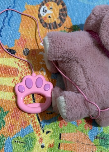 Pembe Peluş Oyuncak Köpek - Görsel 4