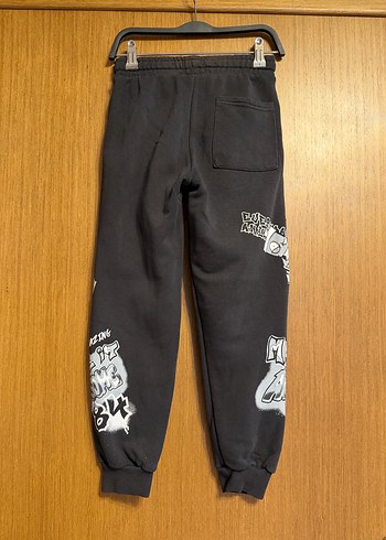 Siyah Baskılı Kapüşonsuz  takım - Görsel 5