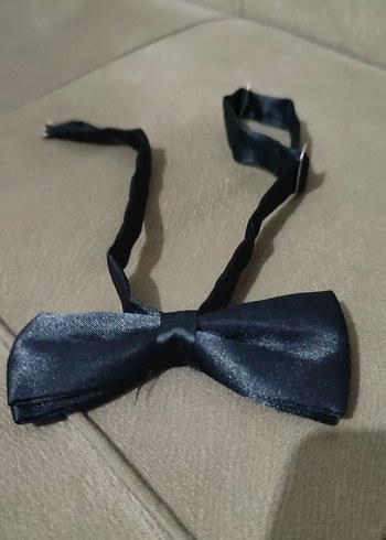 Erkek Siyah Minimalist Papyon - Görsel 2