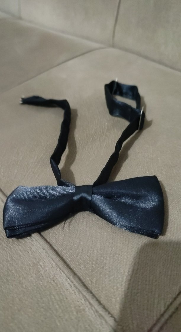 Erkek Siyah Minimalist Papyon - Görsel 2