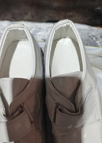 Klasik Beyaz Tokalı Erkek Çocuk Özel Ayakkabı - Görsel 5