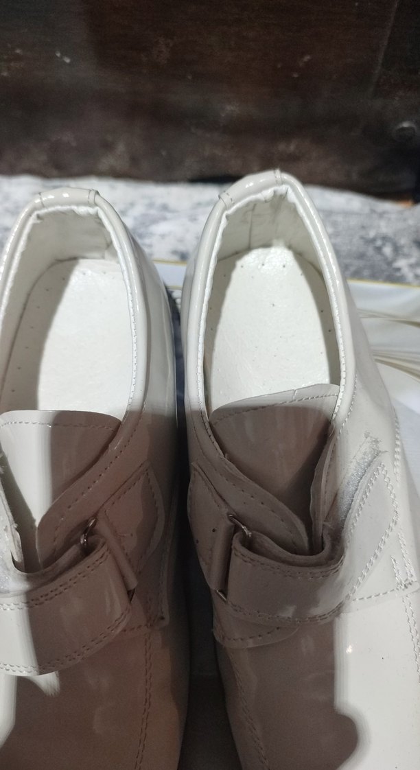 Klasik Beyaz Tokalı Erkek Çocuk Özel Ayakkabı - Görsel 5