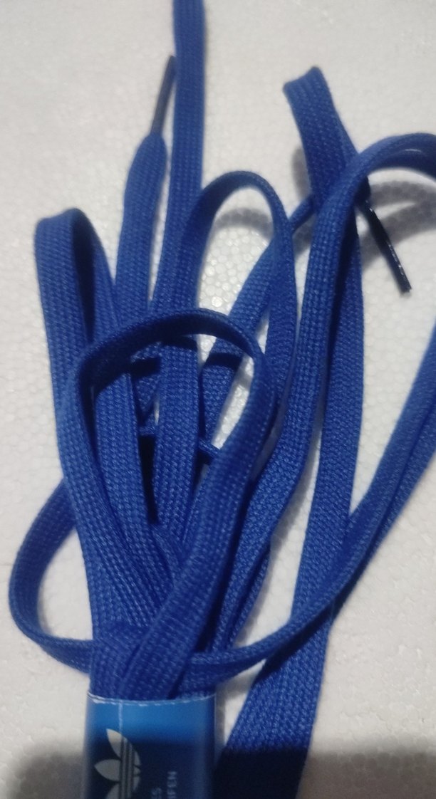 Adidas Mavi Spor Ayakkabı Bağcığı - Görsel 3