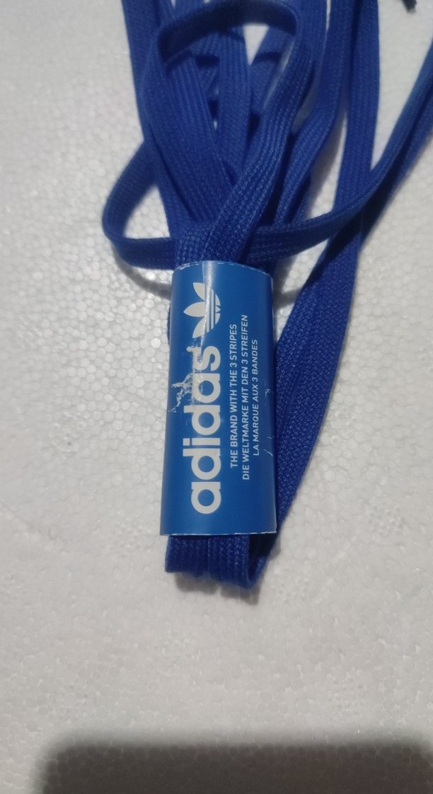 Adidas Mavi Spor Ayakkabı Bağcığı - Görsel 2