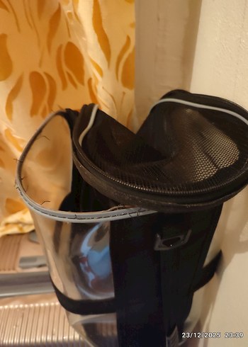 Gri Kedi Taşıma Çantası ilk foto görsel olsun diye paylaştım - Görsel 4