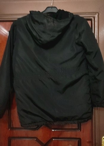 Erkek Çocuk Siyah Street Wear Kaban - Görsel 4