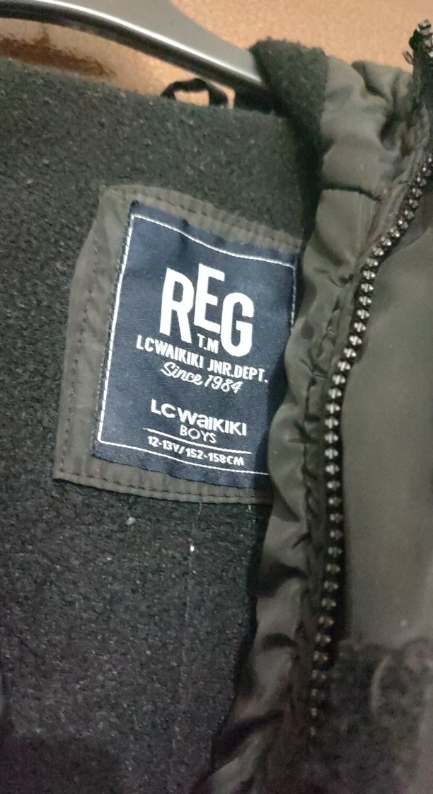 Erkek Çocuk Siyah Street Wear Kaban - Görsel 3