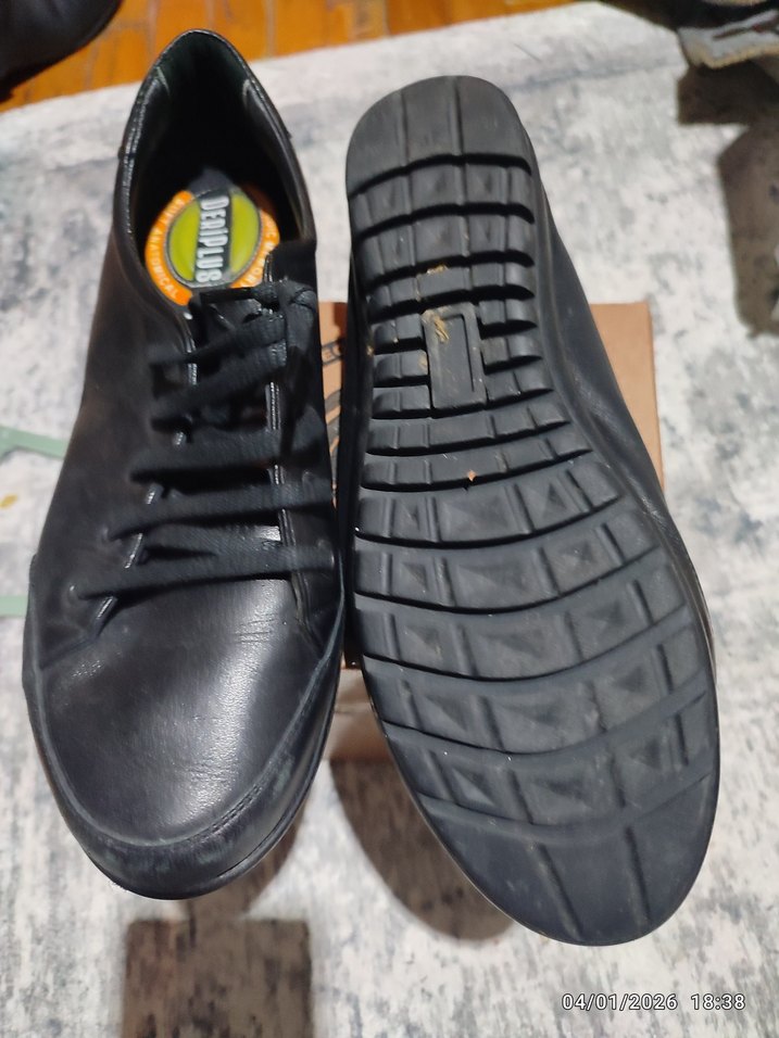 Siyah Erkek Spor Ayakkabı Bağcıkları - Görsel 3