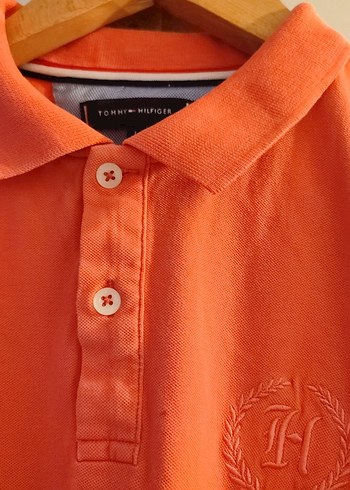 Turuncu Düğmeli Erkek Polo Tişört - Görsel 4