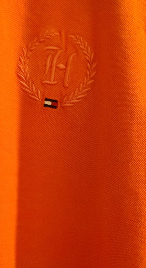 Turuncu Düğmeli Erkek Polo Tişört - Görsel 2