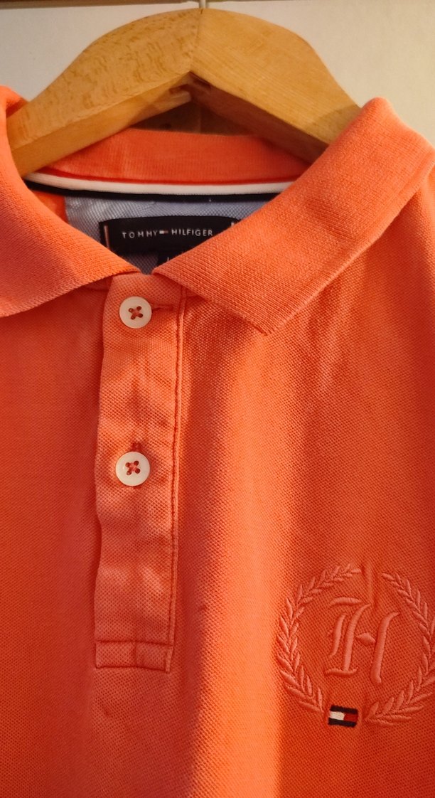 Turuncu Düğmeli Erkek Polo Tişört - Görsel 4