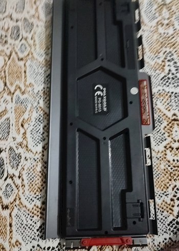 Kırmızı Detaylı Siyah Klavye - Görsel 2