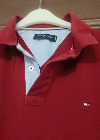 Kırmızı Erkek Polo Yaka Tişört - Görsel 2