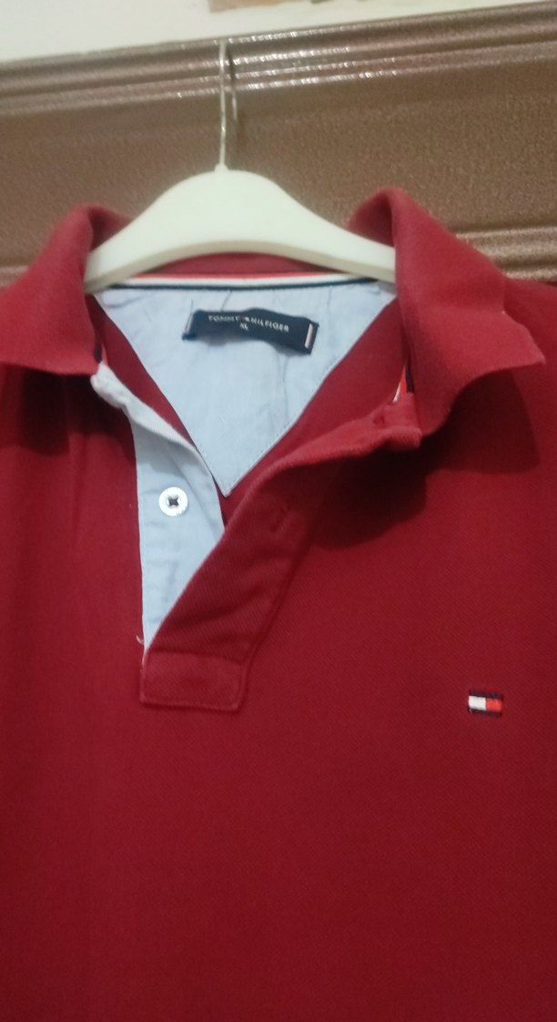 Kırmızı Erkek Polo Yaka Tişört - Görsel 2